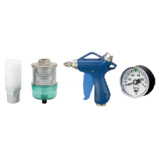 Silencers/ Exhaust Cleaners/ Blow Guns/ Pressure Gauges