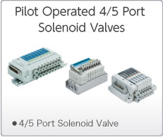 Pilot Operated 4/5 Port Solenoid Valves